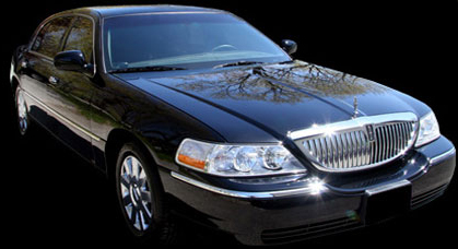 Black Lincoln Town Car Orlando Sedan Service